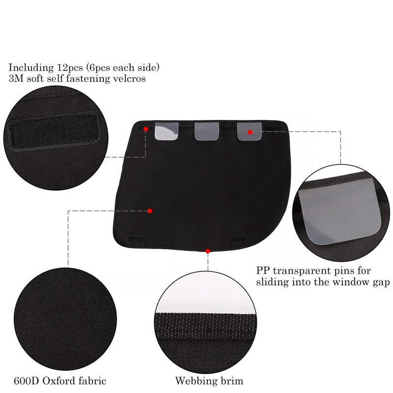 2 Pack Dog Car Door Protector Waterproof Pet Car Door