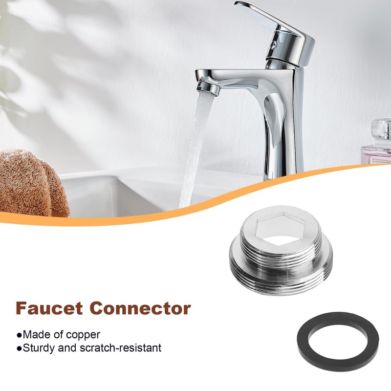 3 Pieces Faucet Adapter Set, CNYMANY Male Thread M20mm to