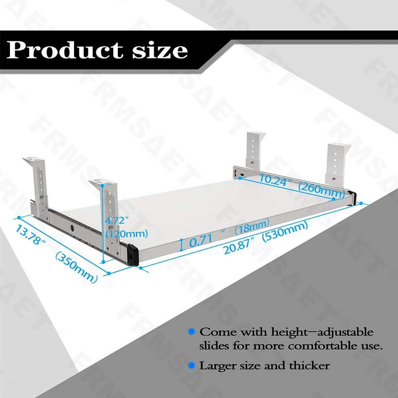 FRMSAET Furniture Accessories Office Product Suits Hardware 20/24/30 inches Keyboard