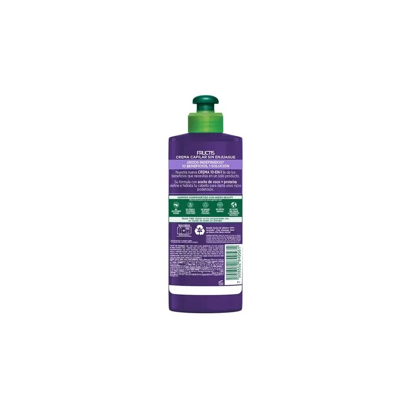 Crema Para Peinar Garnier Fructis Rizos Poderosos 300ml
