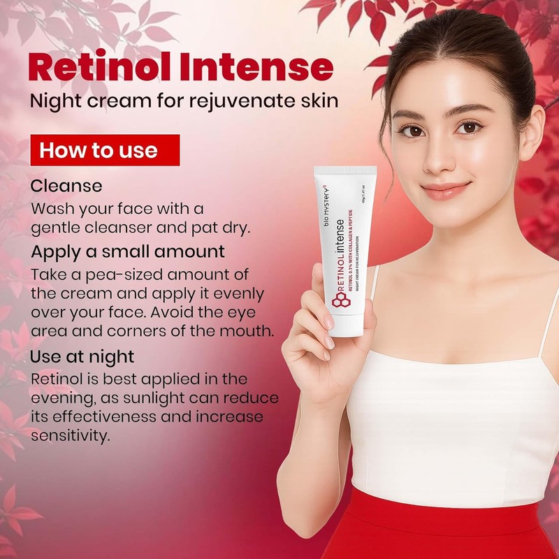 Bio Mystery Retinol 0.1 Intense Cream With Collagen & Peptide