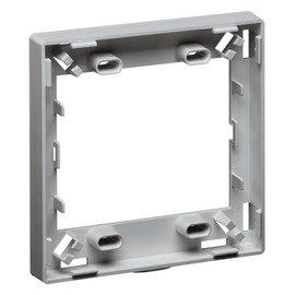 Leviton 41290-DRG Dual Gang Fiber Storage/Spacer Ring, Grey, Ivory