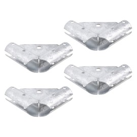 1 5/8" x 1 5/8" Chain Link Fence Gate Corner | Pressed Steel Gate Corner | Gate Elbow | Pack of 4