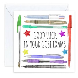 good luck in your gcse exams Card (and envelope)