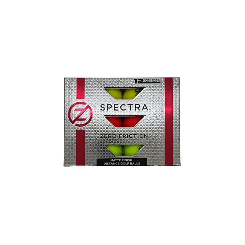 Zero Friction Spectra Dozen Variety Pack; Yellow, Red, Lime (GB40002)