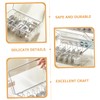 LABRIMP Cable Storage Organizer Box Transparent Dustproof and Moisture Multi
