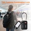 GRIFEMA GA1008 TSA Approved 4-Digit Combination Luggage Lock, Secure Travel