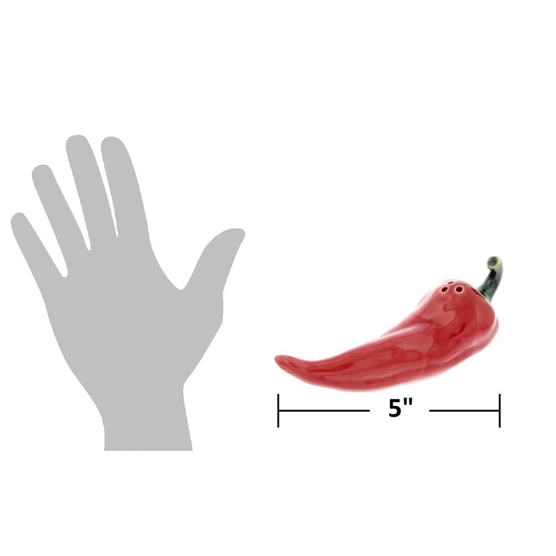 The Bridge Collection Chili Pepper Salt And Pepper Shakers -