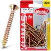 Klimas® Hardened Wood Screws Chipboard Screws Countersunk Head with PZ