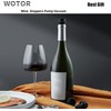 WOTOR Wine Stoppers - Vacuum Wine Saver, Preserver & Sealer