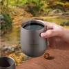 TOMSHOO Insulated Double Wall Drink Cup Camping Titanium Water Cup