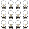WuhaPhreyn 12 Pack L Track Tie Down O Ring L
