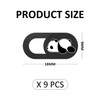 NyxSeat 9 Pieces Panda Privacy Cover Laptop Accessories Webcam Cover