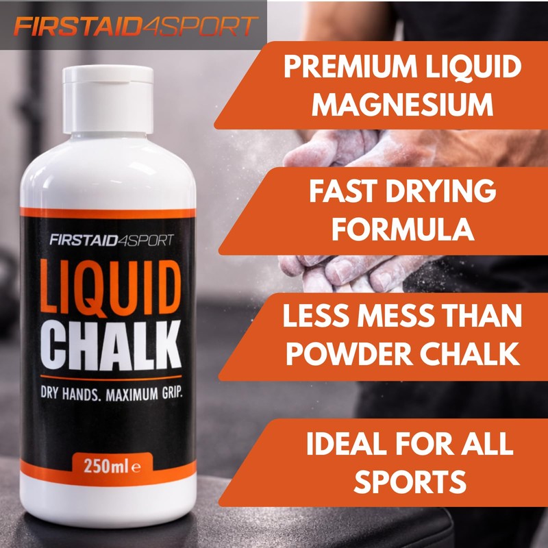 Firstaid4sport Liquid Chalk 100ml - Liquid Magnesium Gym Chalk for
