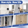 HOMOTEK Privacy Sliding Door Lock with Pull - Replace Old