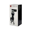 balvi Curious Cat Hanger for Doors, Black, One Shape of