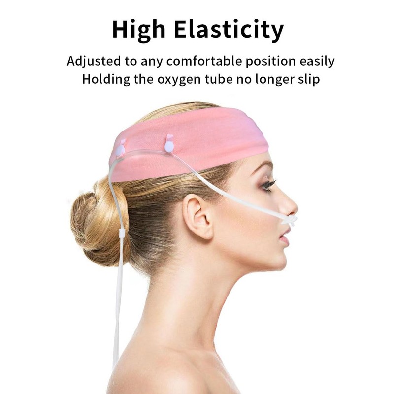 Comfortable Oxygen Nasal Cannula Ear Protector, Headband/Hairband for Oxygen Nasal