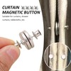 10 Pairs Magnetic Curtain Buttons, Magnetic Curtain Clips, Curtain Fasteners,