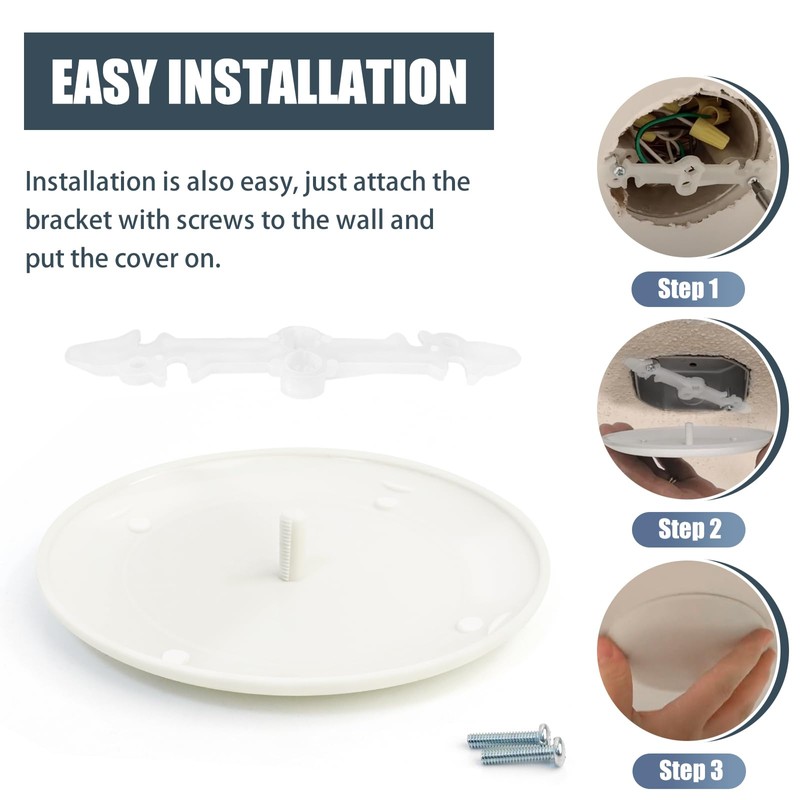 CP3540 Round Ceiling Cover Plate for 3-1/2" & 4" Boxes