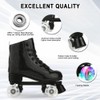 XUDREZ Roller Skates for Women Men Shiny Holographic High Top