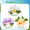3 Hawaiian Flower Hair Clips for Women Artificial Tropical Flower