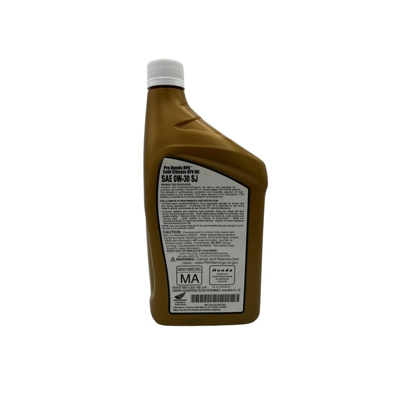 Honda OEM HP4 0W-30 Synthetic Blend Oil 08C35-A03W0M Cold Climate