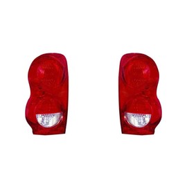 KarParts360 For Dodge Durango Tail Light Assembly 2004-2009 Pair Driver and Passenger Side CAPA Certified Replacement For CH2818101, CH2819101 | 5133169AI, 5133168AI, 5133169AH