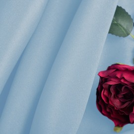 Ascoza 2pack 60x102 Inch Blue Mist Rectangular Tablecloth 6 Feet Table Cloth in Polyester Fabric for Wedding/Banquet/Restaurant/Parties