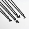 P.BLAKE Layered Initial A-Z Pendant Necklace for Men, Stainless Steel