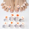 8pcs Silicone Toe Separators Flower Toe Spacers, Women Pedicure Nail