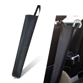 MOXRUQ Umbrella Storage Bag, Waterproof Foldable Car Umbrella Holder, Portable Travel Umbrella Holder Bag, Universal for Car Home Outdoor (Black)