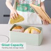 kiplant Bread Box for Kitchen Countertop, Large Bread Storage Container