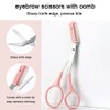 Eyebrow Scissors, Eyebrow Shaping Tool Set, Eyebrow Scissors with Mini
