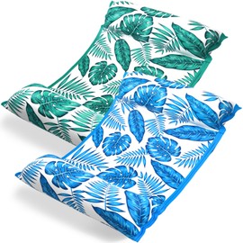 Jasonwell Water Hammock Pool Floats - 2PACK Fabric Inflatable Pool Hammock Float Floaties 4 in 1 (Saddle Lounge Chair Drifter) Lake Beach Floating Loungers Swimming Pool Rafts Toys for Adults