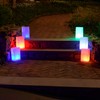 LumaBase Battery Operated Luminaria Kit with Timer, Color Changing -