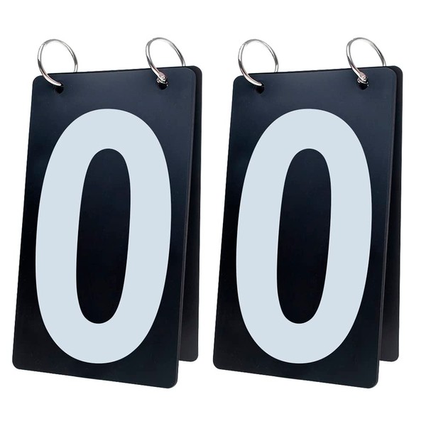GOGO 2 Sets water-resistant Flip Scoreboard Numbers, 4 x 7