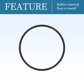 QUARKZMAN Pack of 10 Nitrile Rubber Sealing Ring Connection 75 mm x 68.8 mm x 3.1 mm for Tap Plumber Repair Seal Connection, Black