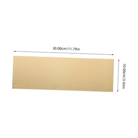 VILLFUL Sturdy Brass Metal Sheet 0.5mm 100mm x 300mm Wide Application for Industry Use