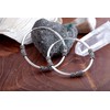 WINDALF Arion Large Creole Earrings Diameter 3.7 cm Silver Hoop