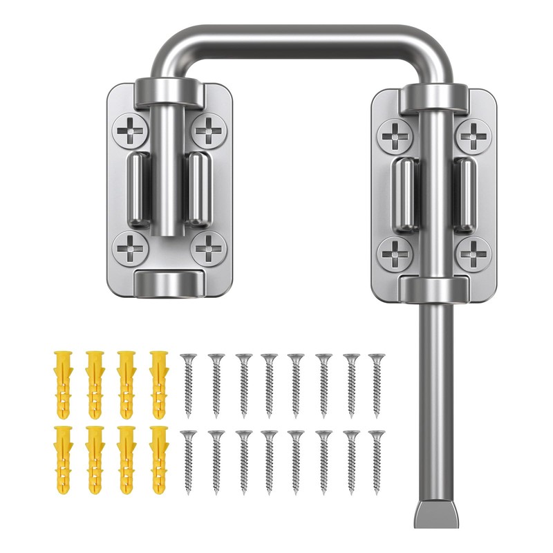 SecureLatch Sliding Door Loop Lock, 2.36 Inch Stainless Steel Patio