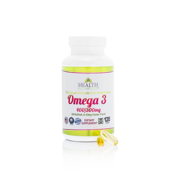 Health As It Ought To Be Omega 3 400/300 mg