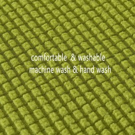 Office Chair Cover Computer Seat Removable Resilient Universal Replacement for Dining Room Party Wedding Washable & Non-Slip Stretch Elastic Chair Seat Cover - Dark Gray