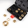 11Pcs Brass Router Bushing Guide Set, Router Template Guide with