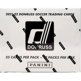 2021/22 Panini Donruss Soccer CELLO/FAT PACK/VALUE box (12 pks/bx)