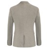 Men's Casual Knit Blazer Jacket Two Button Lightweight Herringbone Sport