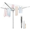 JS HANGER Umbrella Drying Rack Outdoor, Rotary Retractable Dryer Adjustable