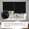 SUNOFF Cordless Blackout Roller Shades Blinds for Windows Free-Stop,Pull Down
