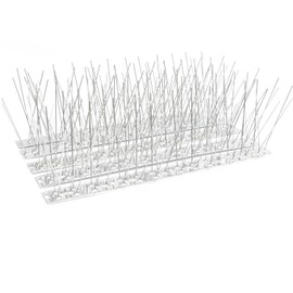 MeiZhongKai Pigeons Spikes,Stainless Steel Pigeons Spikes 3.4Ft for Outdoor Wall Fence (33CM 10Pack/10.8FT)