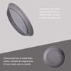 iBasingo Titanium Bowls Plate Ultralight Single Wall Bowl Plate Outdoor