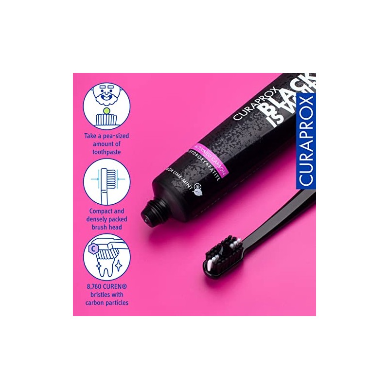 Curaprox Black is White Charcoal Toothpaste by Curaprox